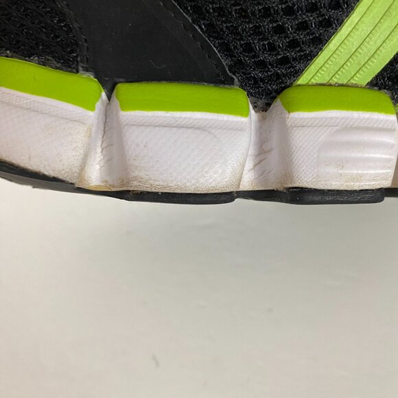 Adidas Cllimacool Running Shoes Sneakers Mens Size 8 Black Neon Green - Picture 10 of 16